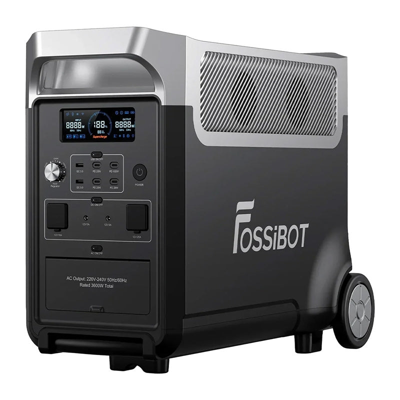 FOSSIBOT F3600 Pro 3600W uzlādes stacija (melna)