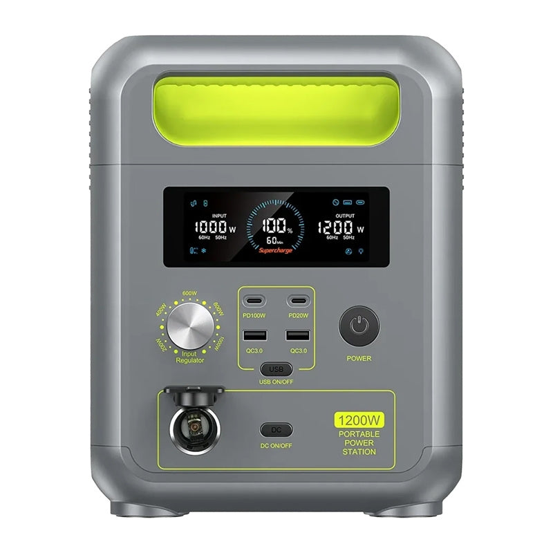 FOSSIBOT FBP1200 1200 W uzlādes stacija (zaļa)