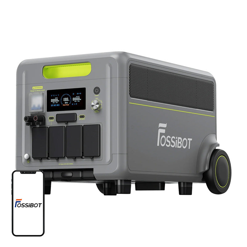 FOSSIBOT F7200 7200W uzlādes stacija (zaļa)
