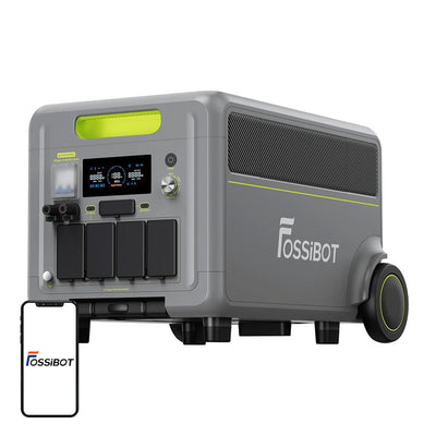 FOSSIBOT F7200 7200W uzlādes stacija (zaļa)