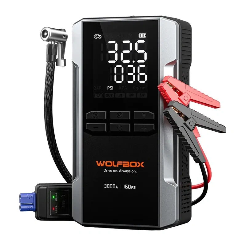WOLFBOX MegaVolt 16 Air 16,000 mAh 3,000 A Jump Starter
