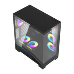 Computer case DarkFlash K430 + 6 fans (black)