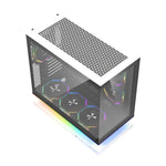 DarkFlash F1 ATX  Computer Case + 6 Fans (White)