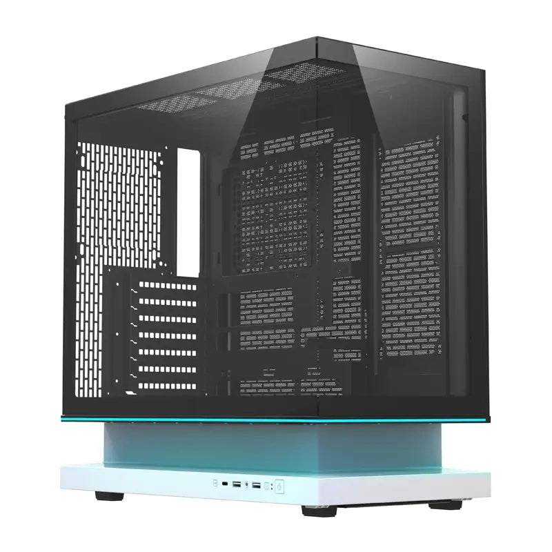 DarkFlash F1 ATX  Computer Case + 6 Fans (White)
