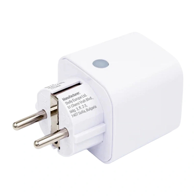 Shelly Plug M Gen3 Wi-Fi Smart Outlet (White)