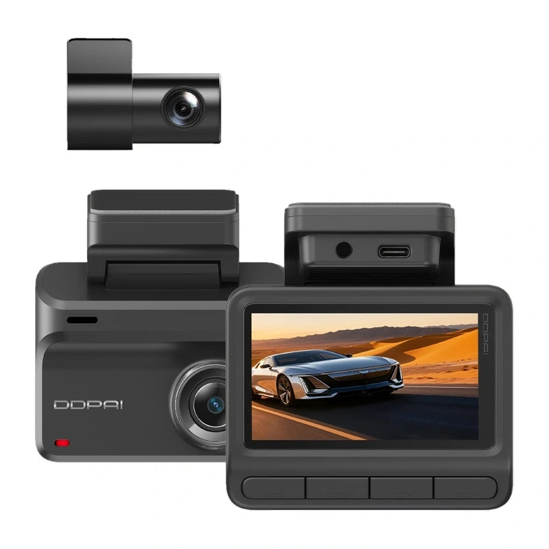 Dash Cam DDPAI Z50 Pro Dual GPS Wi-Fi 4K + 1080p