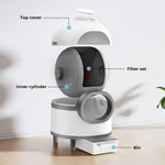 NUXIE® Kuweta samoczyszcząca dla kota inteligentna smart wifi aplikacja 60l