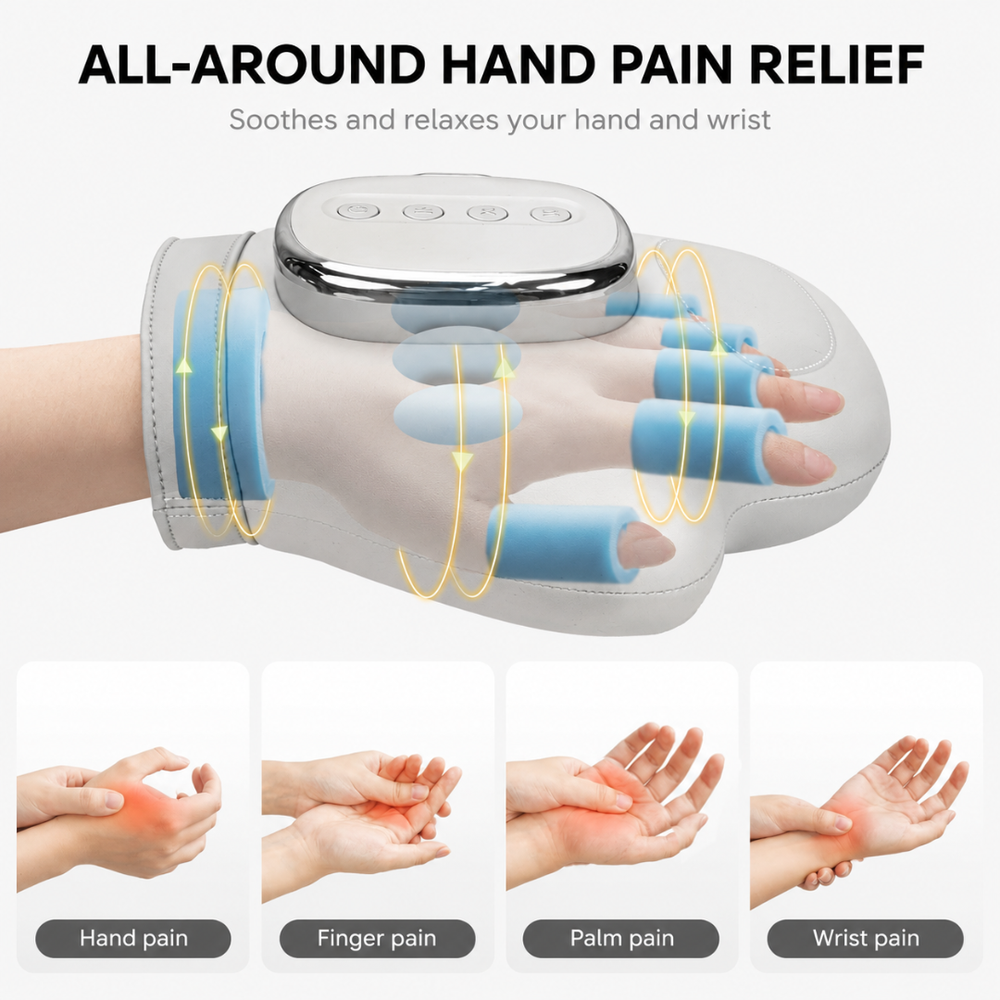 ADM Cordless Smart Hand Massager With Heat, SKU: 7100