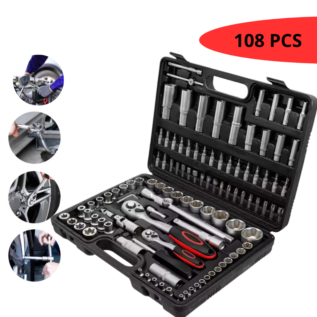 108 Pcs Socket Wrench Set, SKU: 7027