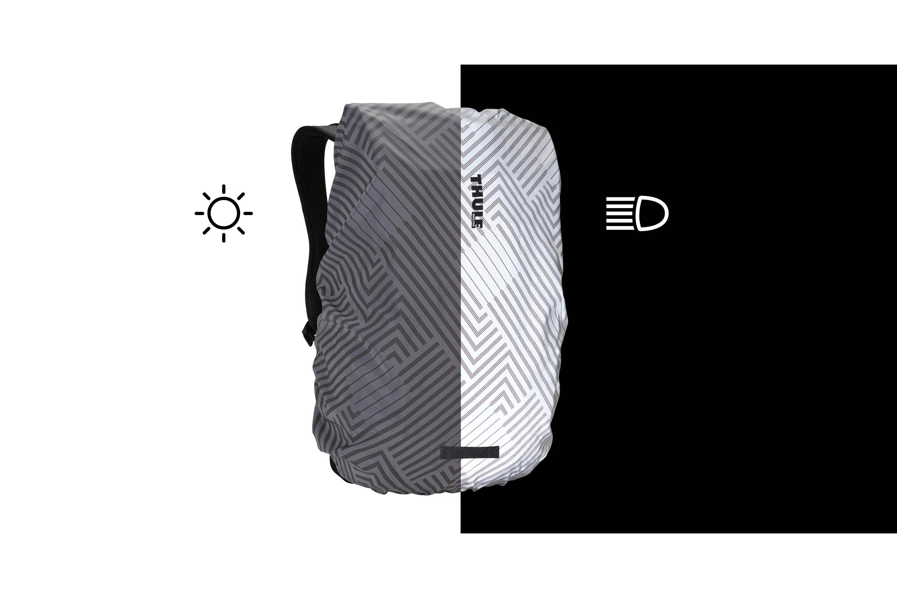 Thule 5409 universal backpack rain cover silver