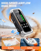 UTRAI 5-in-1 6000A Auto Starteris ar Kompresoru un Power Bank funkciju