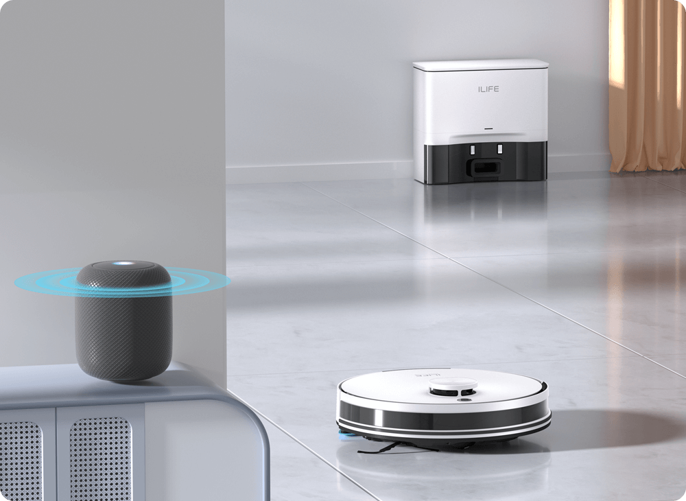 ILFE A30 PRO Robots putekļu sūcējs, mitrā un sausā tīrīšana. Jauda 5000PA. Darbības ilgums līdz 180min. 