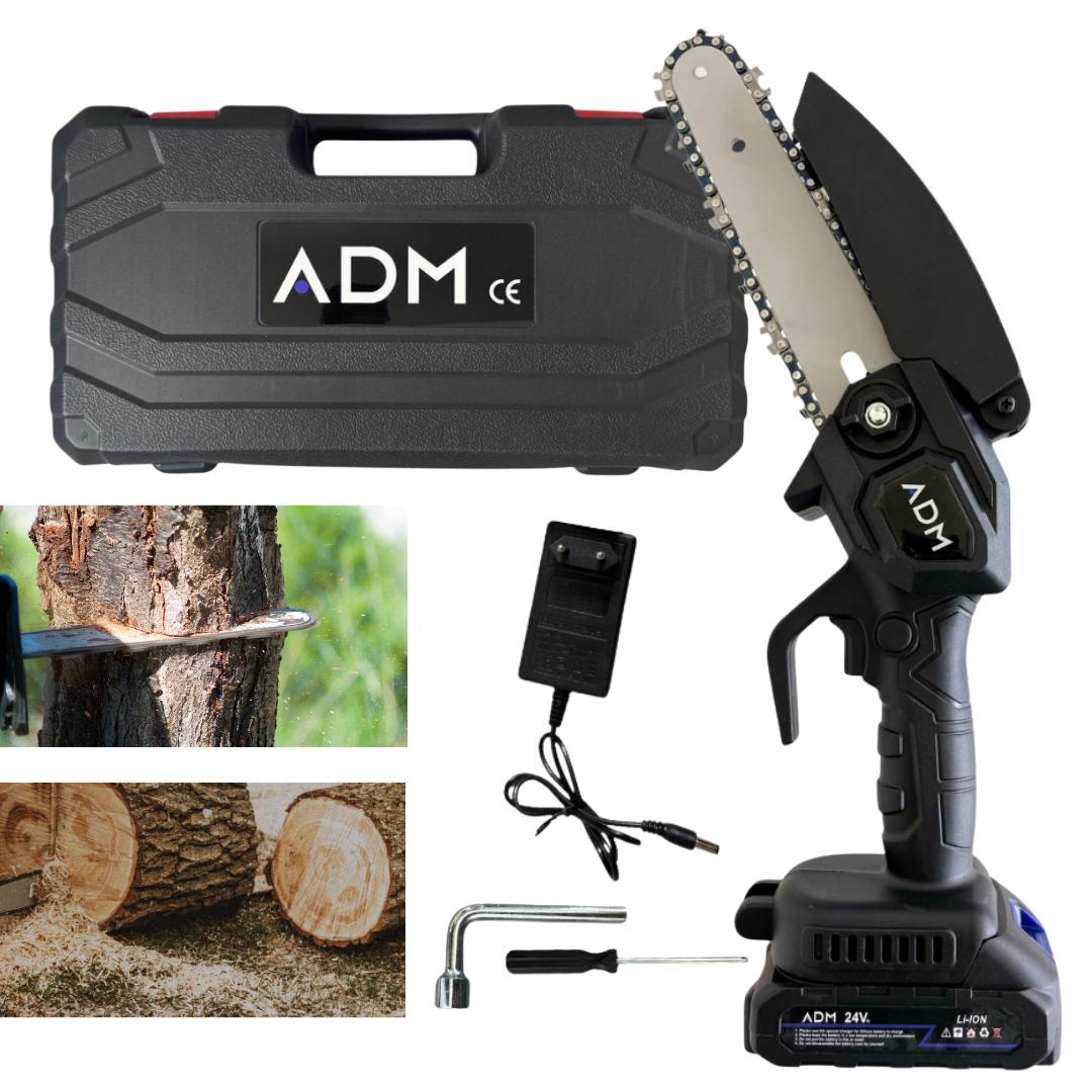 ADM CORDLESS MINI ELECTRIC SAW – BLUE & BLACK COLOURS, SKU: 368