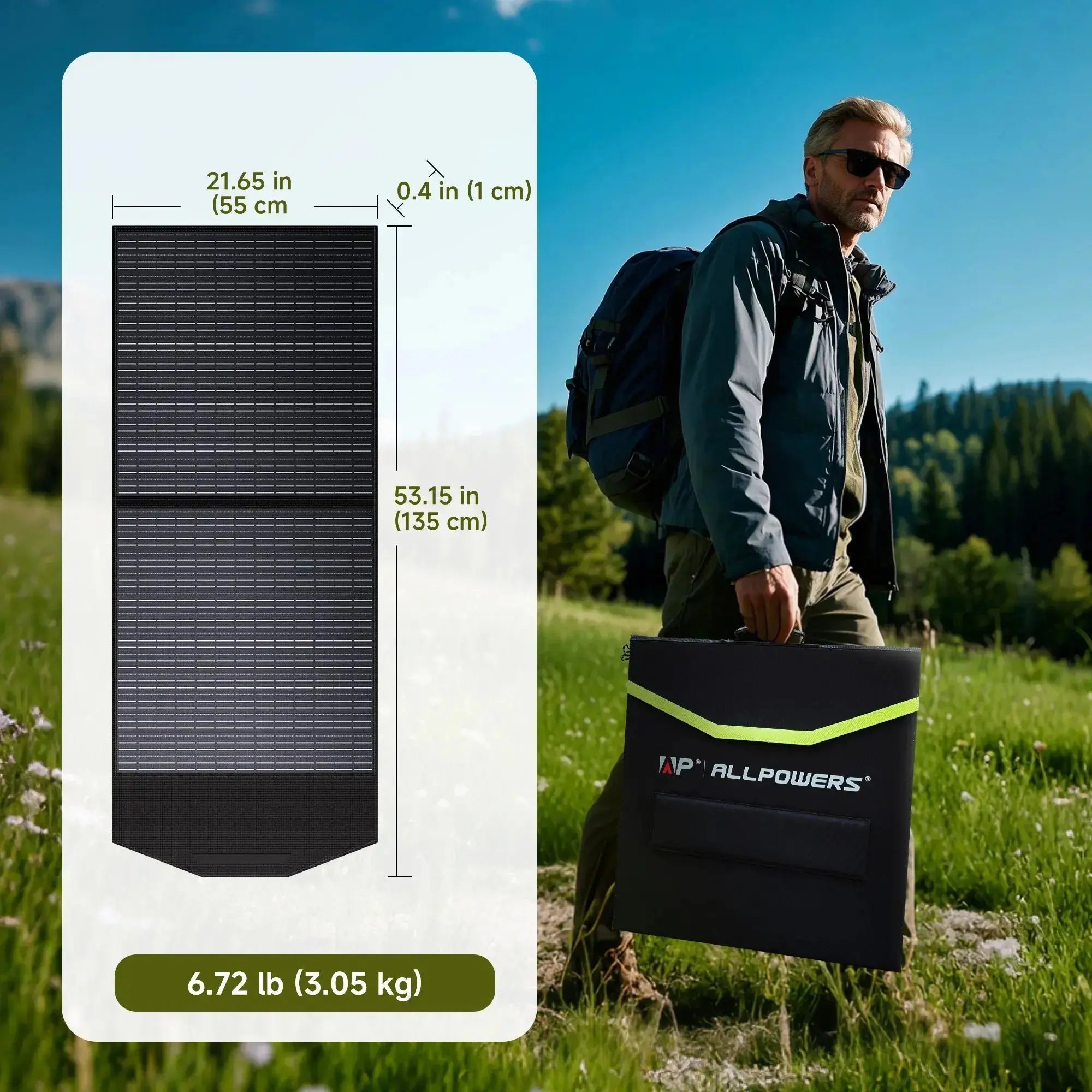 ALLPOWERS SP027 Portable Foldable Solar Panel 100W