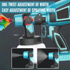 1000ML Cordless Electric Spray Gun Portable Household Paint Sprayer Auto Furniture Steel Coating Airbrush For Makita 18V Battery
