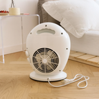 2-in-1 Ceramic Fan Heater with Fan Mode & Fireplace Effect, SKU: 6074