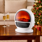2-in-1 Ceramic Fan Heater with Fan Mode & Fireplace Effect, SKU: 6074