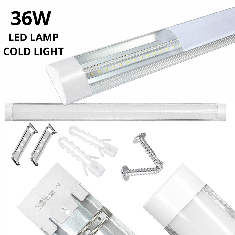 36W LED Tube Light 6500K (Cold White) – Carton 30 pcs., SKU:7052-2