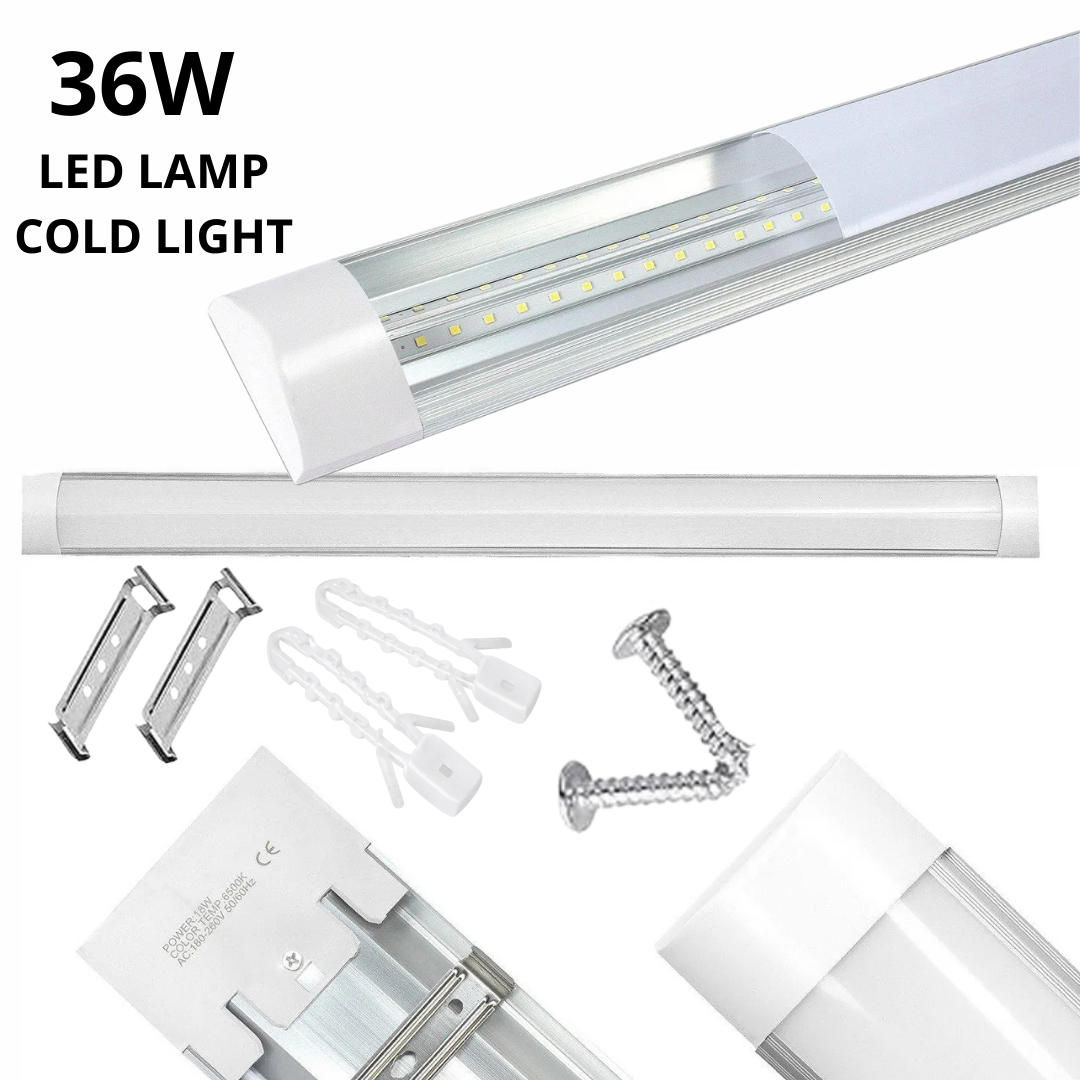 36W LED Tube Light 6500K (Cold White) – Carton 30 pcs., SKU:7052-2