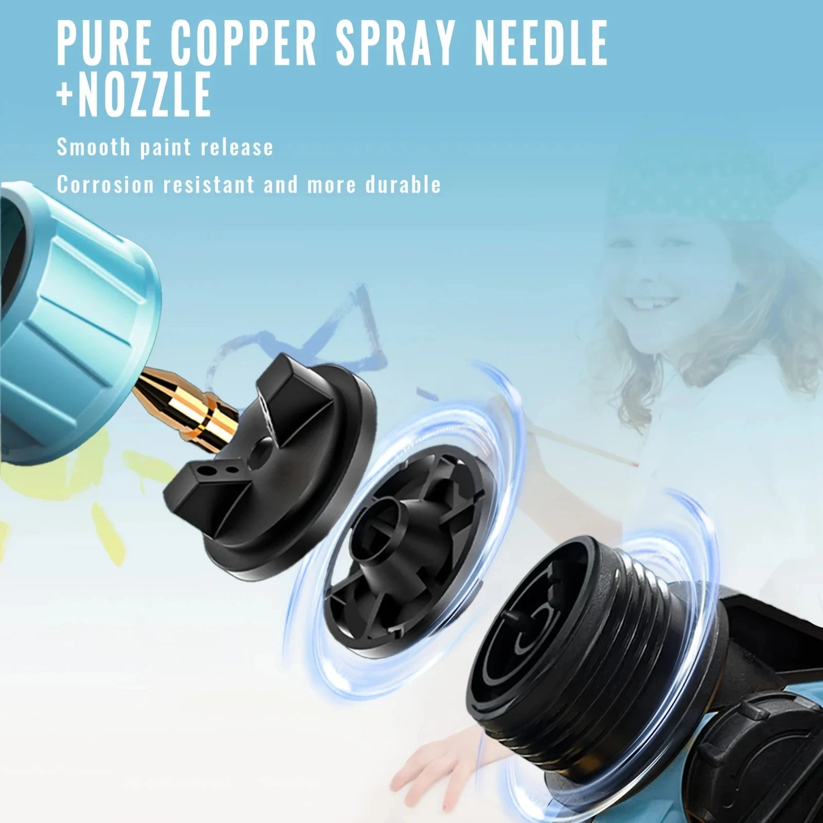 1000ML Cordless Electric Spray Gun Portable Household Paint Sprayer Auto Furniture Steel Coating Airbrush For Makita 18V Battery