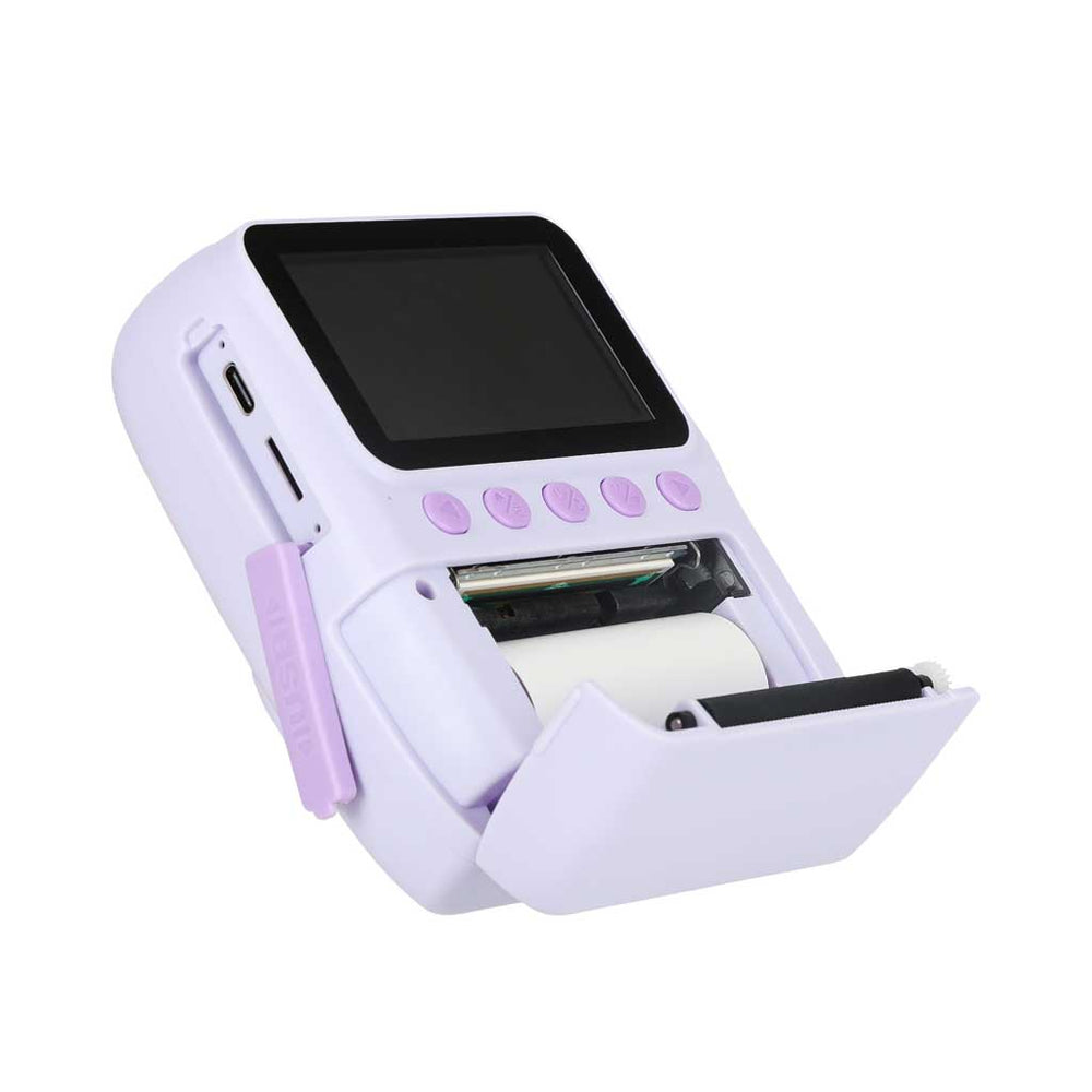 Digitālais instant fotoaparāts 16x 128GB kasetnes marķieri purpursarkans