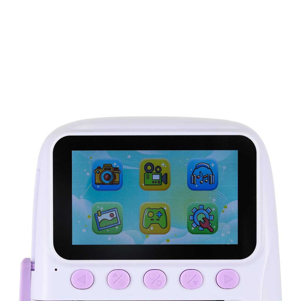 Digitālais instant fotoaparāts 16x 128GB kasetnes marķieri purpursarkans