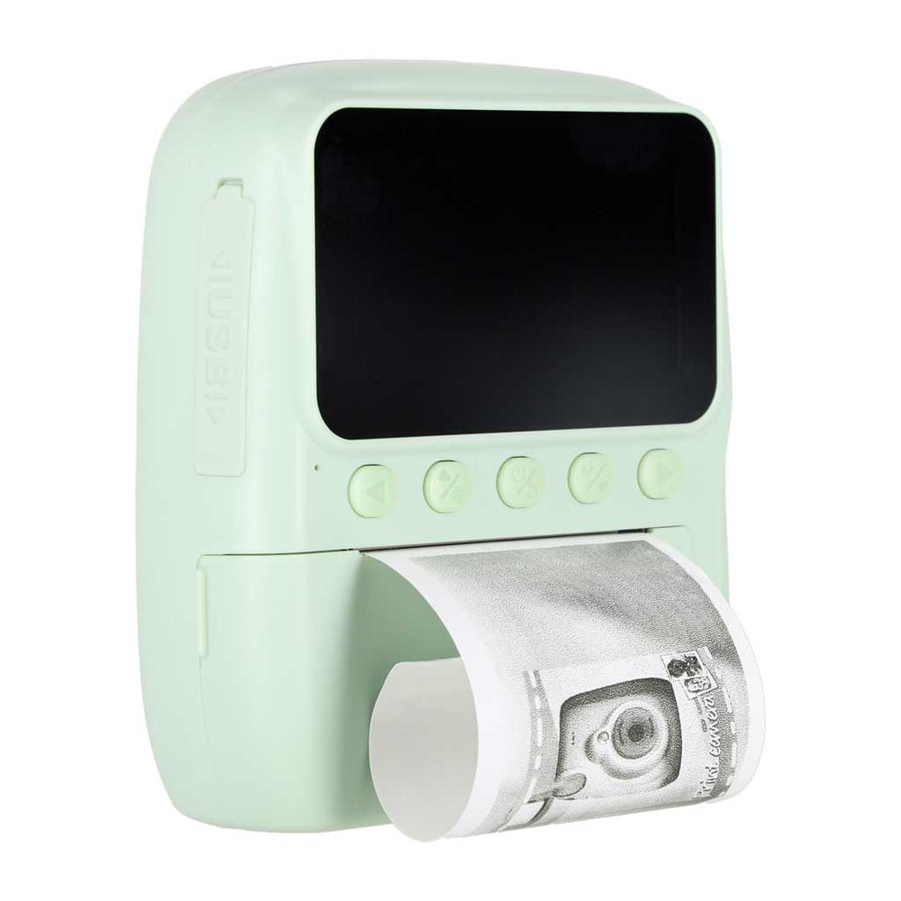 Digitālais instant fotoaparāts 16x 128GB kasetnes marķieri zaļš