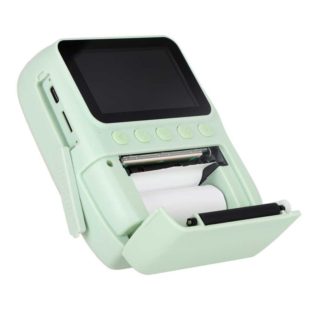 Digitālais instant fotoaparāts 16x 128GB kasetnes marķieri zaļš