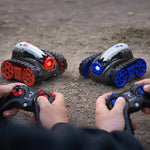 RC Revolt BATTLE tālvadības automašīnas kaujas režīms skaņas gaismas 2pak