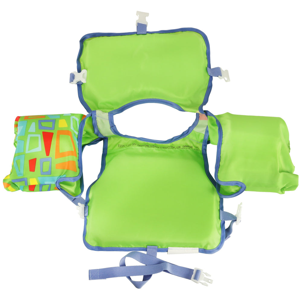 AQUASTAR Zaļa peldveste ar piedurknēm