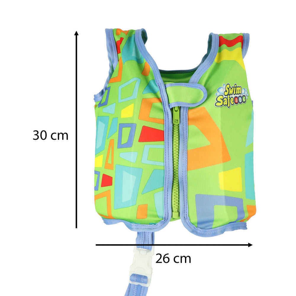 AQUASTAR Bērnu peldēšanas veste zaļa