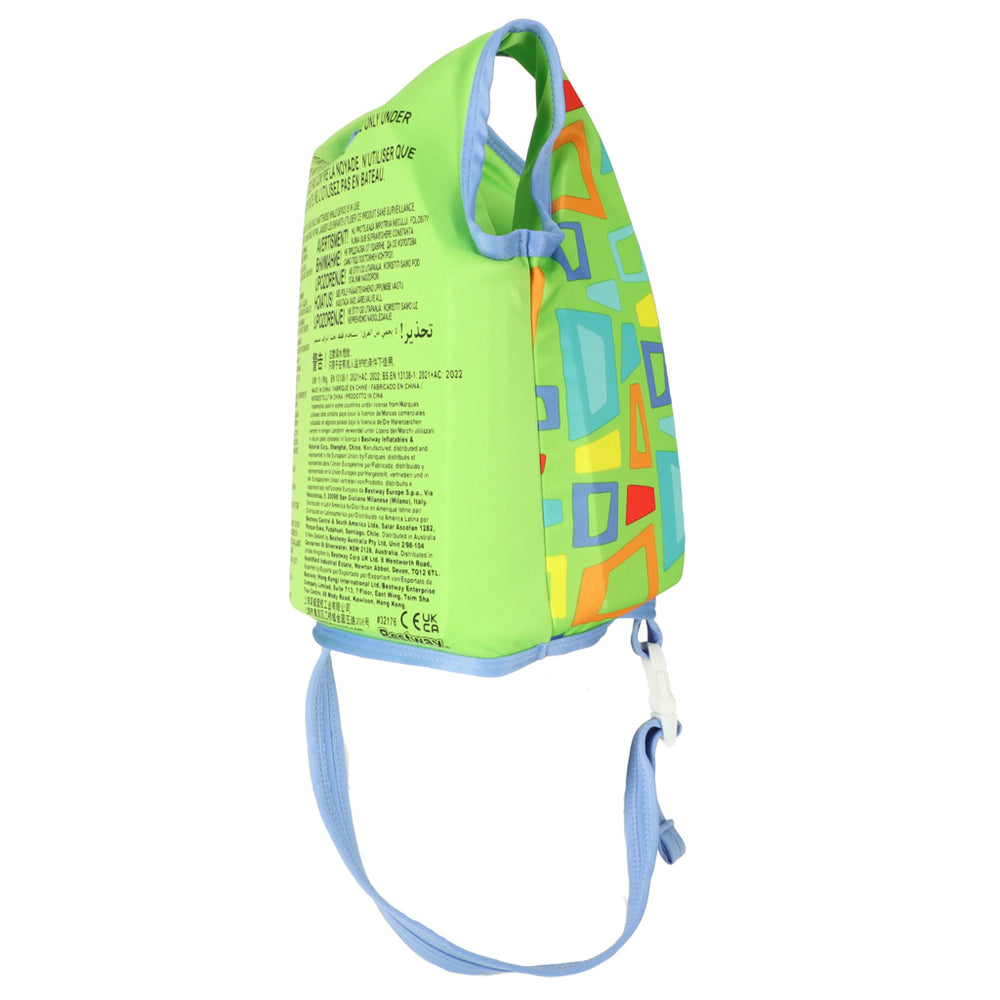 AQUASTAR Bērnu peldēšanas veste zaļa
