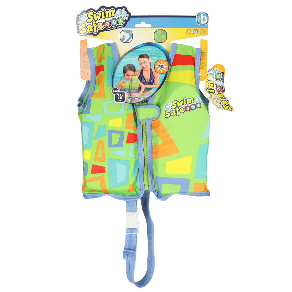 AQUASTAR Bērnu peldēšanas veste zaļa