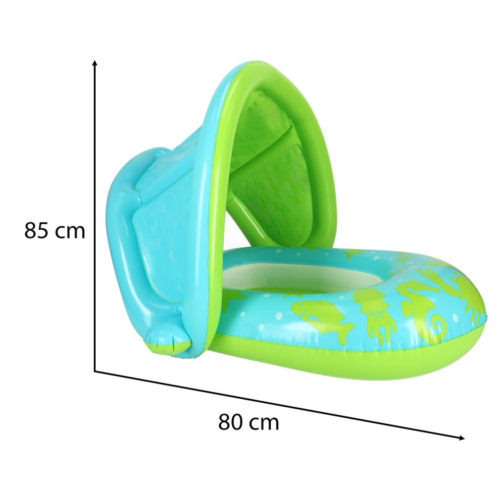 BESTWAY 34091 Piepūšamais pontons ar nojumi zaļš
