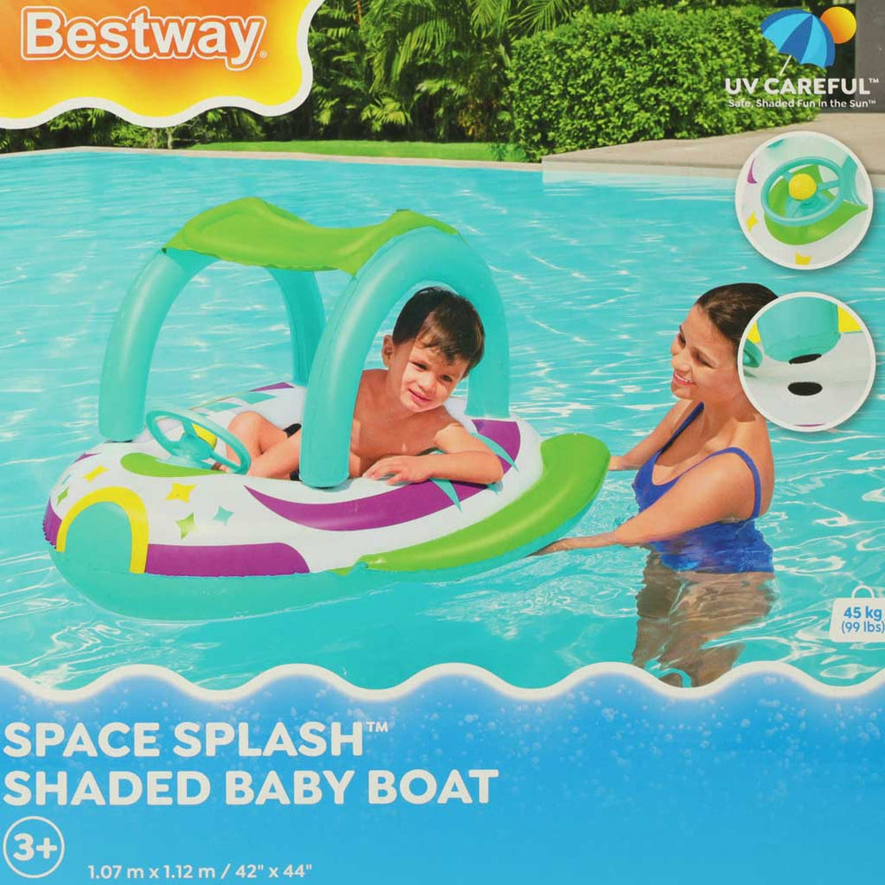 BESTWAY 34149 Piepūšamais pontons ar auto stūri