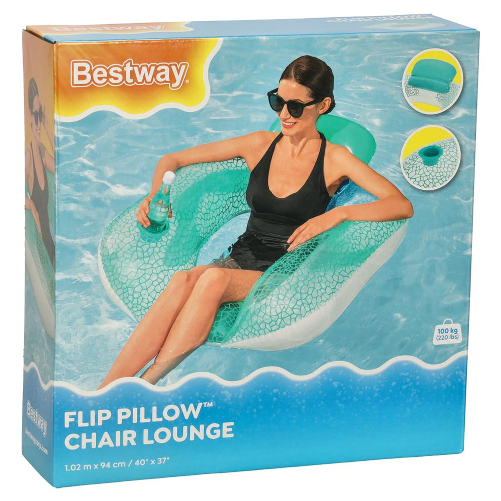 BESTWAY 43097 piepūšamais matracis, atpūtas krēsls 102 x 94cm