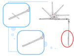 Drošības vārti barjera gultas sargs 120cm melni