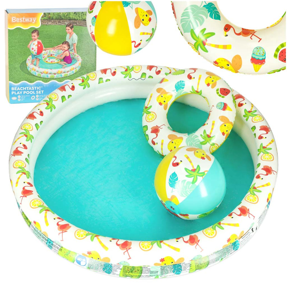 BESTWAY 51124 Baseina bumbiņas aplis, 122cm brodbaseins