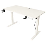 Elektriski regulējams rakstāmgalds ar atmiņas funkciju un vadības paneli, 120x60 cm, balts
