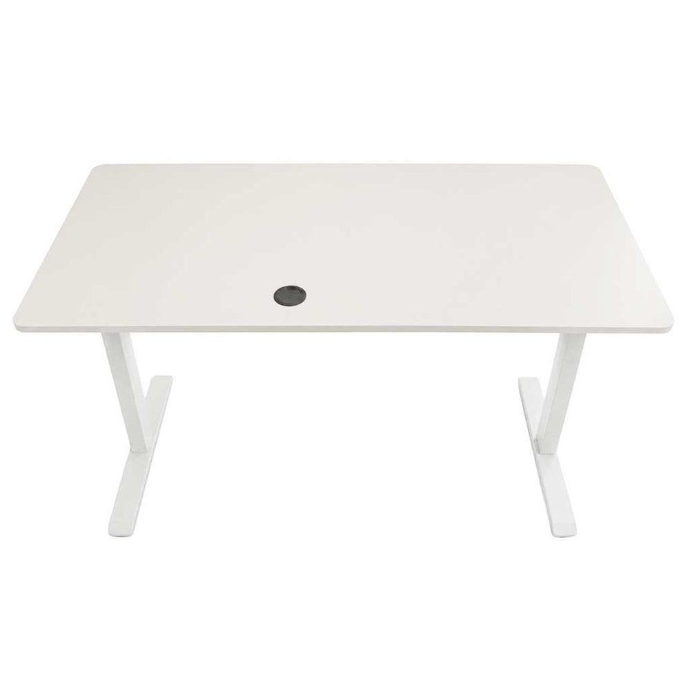 Elektriski regulējams rakstāmgalds ar atmiņas funkciju un vadības paneli, 120x60 cm, balts