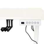 Elektriski regulējams rakstāmgalds ar atmiņas funkciju un vadības paneli, 120x60 cm, balts