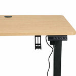 Elektriski regulējams rakstāmgalds ar atmiņas funkciju un vadības paneli, 120x60 cm, koka