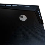 Gaming galds ar LED RGB apgaismojumu un datoru turētājiem spēlētājiem, 120x60 cm