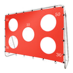 Bērnu futbola treniņu vārti 2in1 + precizitātes paklājs 215 x 153 x 76 cm