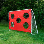 Bērnu futbola treniņu vārti 2in1 + precizitātes paklājs 215 x 153 x 76 cm