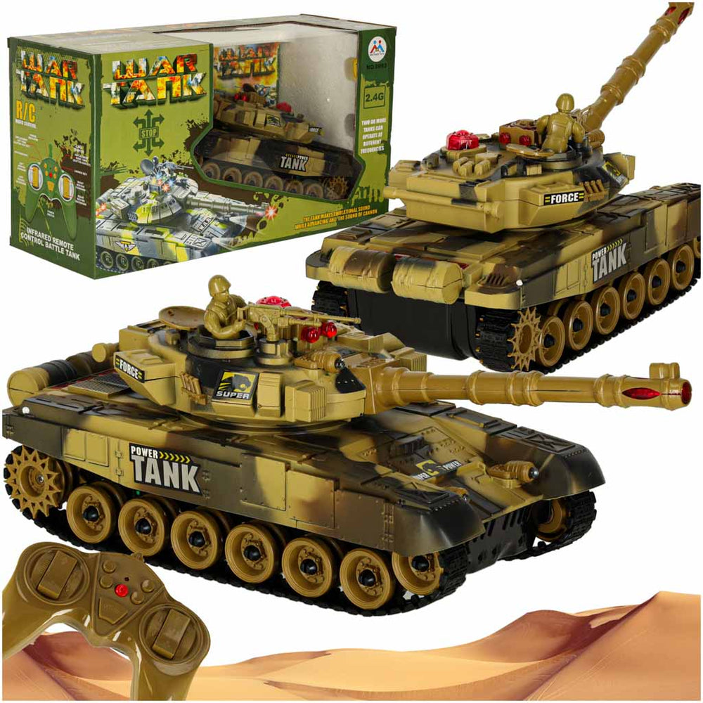 RC kara tvertne 9993 2,4 GHz tuksneša tvertne