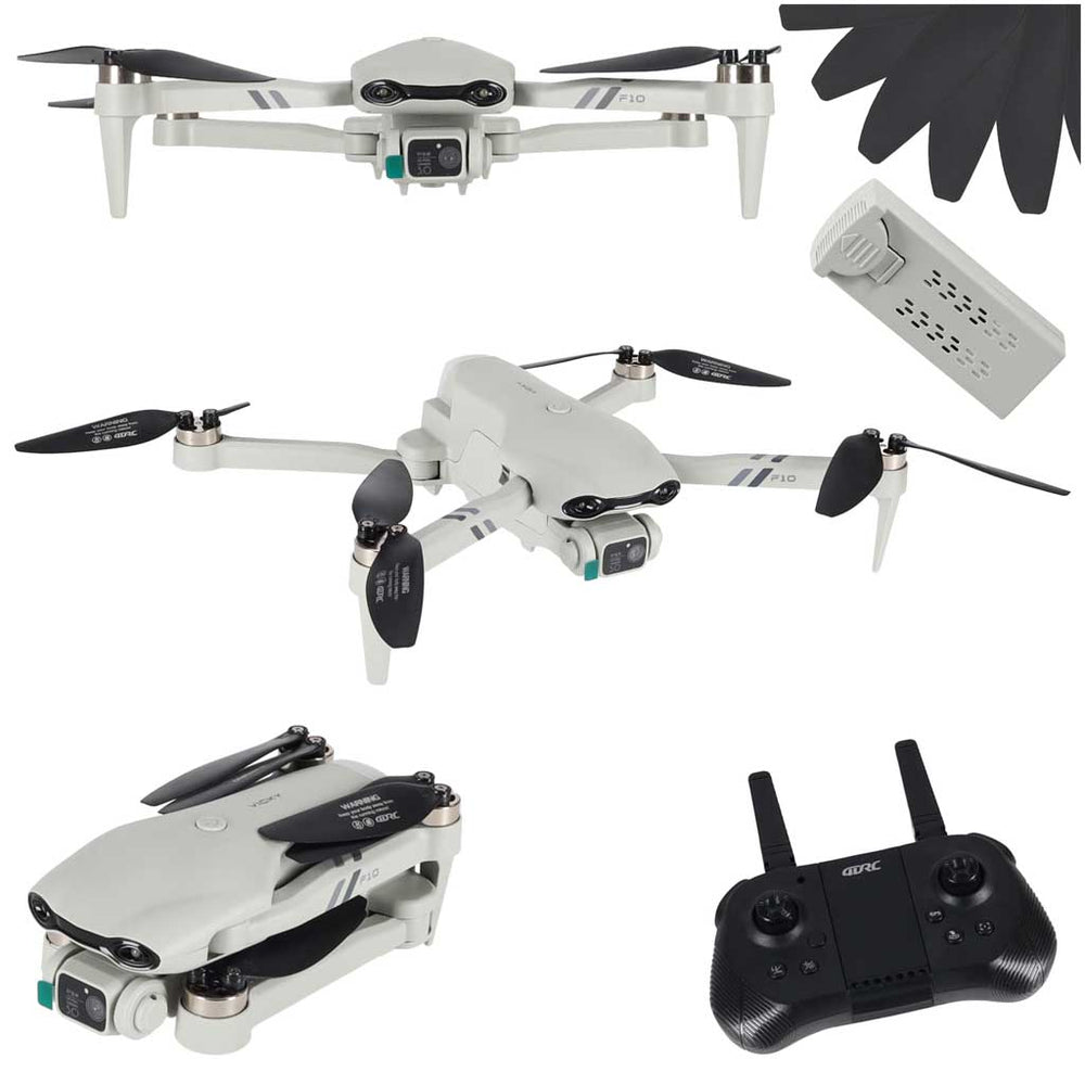 RC dronis 4DRC F10 ar GPS un FPV kameru, 3,7 V