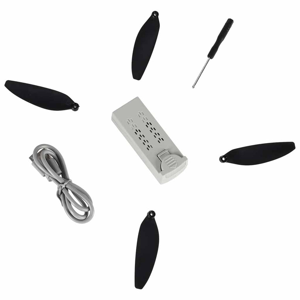 RC dronis 4DRC F10 ar FPV kameru, Wi-Fi un LED, 3,7 V