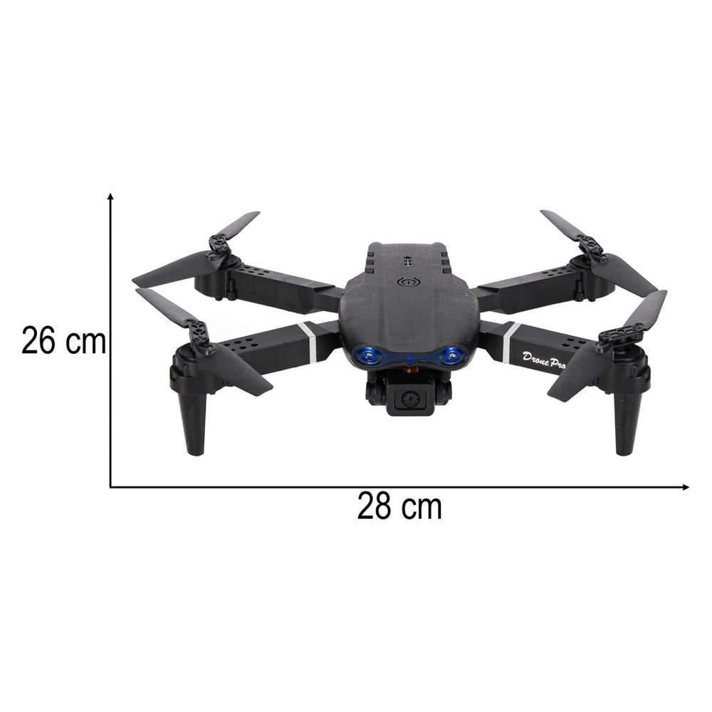 RC drons E99 Pro ar dubulto kameru 720P bez galvas