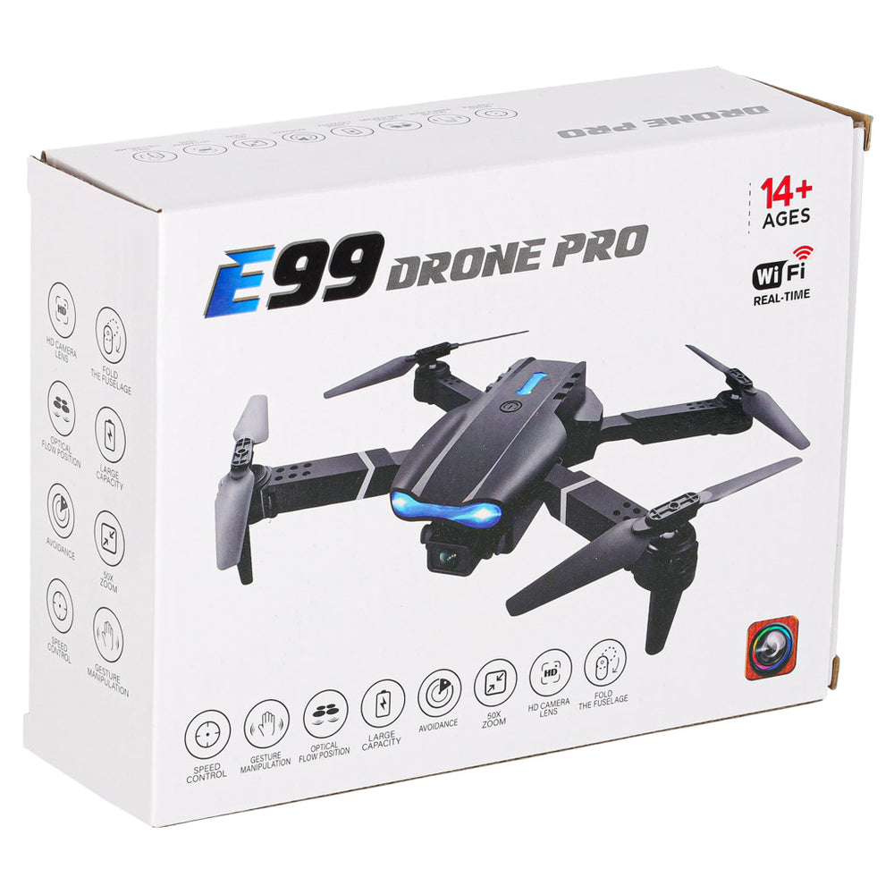 RC drons E99 Pro ar dubulto kameru 720P bez galvas